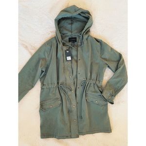 Lucky Hooded Utility Green Jacket